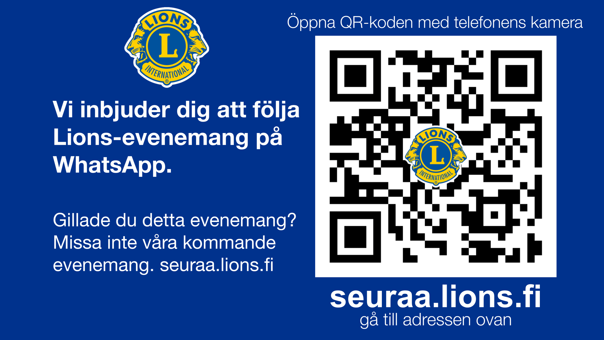 seuraa.lios.fi – Kurs för kommunikationsansvarig